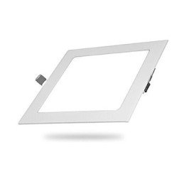 Plafoniera a filo moderna contemporanea LED integrato 18 W bianco o bianco caldo