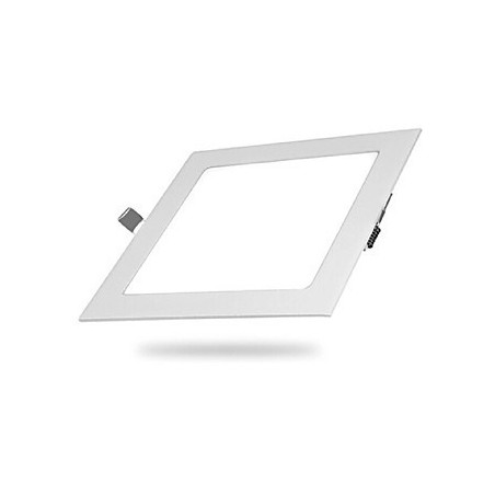 Plafoniera a filo moderna contemporanea LED integrato 18 W bianco o bianco caldo