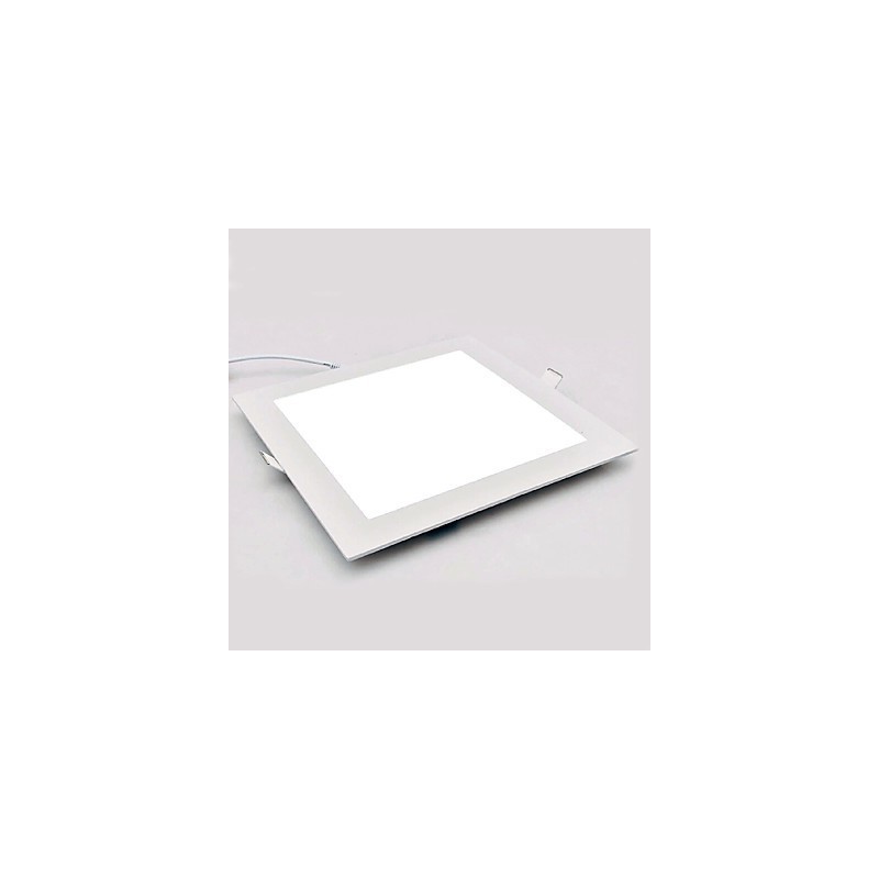 Plafoniera a filo moderna contemporanea LED integrato 18 W bianco o bianco caldo