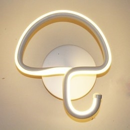 Applique da parete moderna minimalista in alluminio, LED integrato, 13 W, circolare