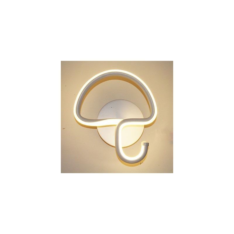 Applique da parete moderna minimalista in alluminio, LED integrato, 13 W, circolare