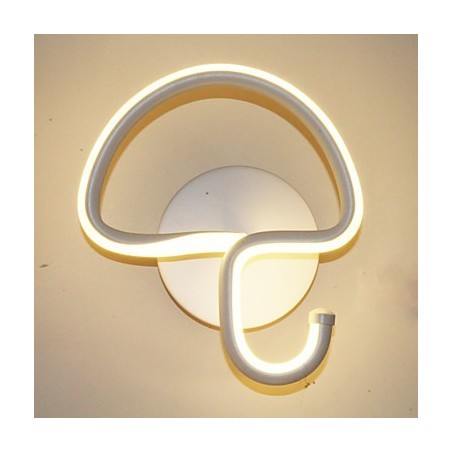 Applique da parete moderna minimalista in alluminio, LED integrato, 13 W, circolare
