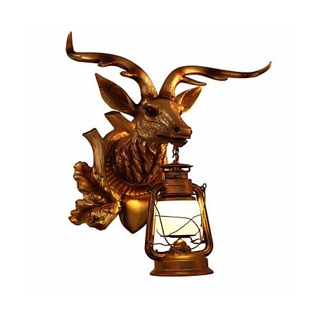 Applique da parete mini pitturata stile rustico/lodge, tradizionale/classico e moderno/contemporaneo