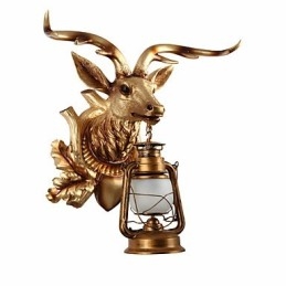 Applique da parete mini pitturata stile rustico/lodge, tradizionale/classico e moderno/contemporaneo