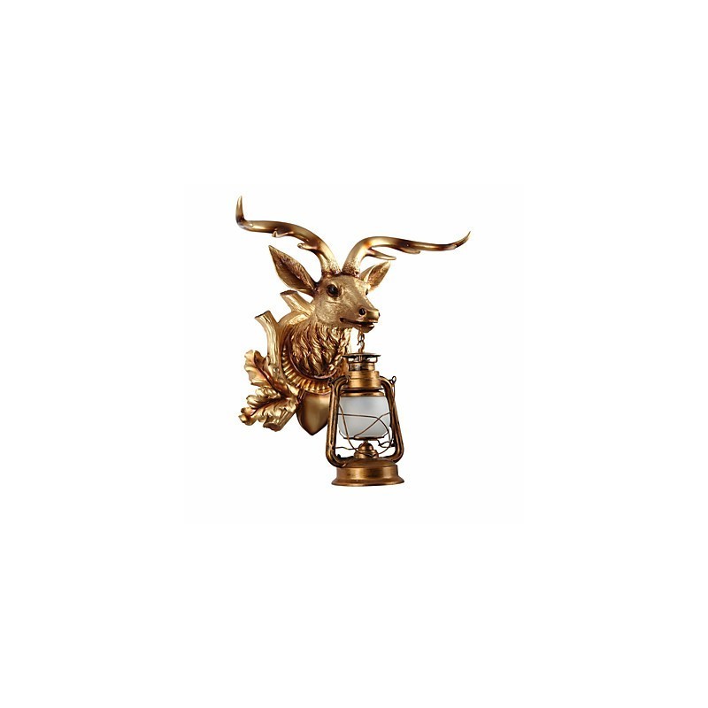 Applique da parete mini pitturata stile rustico/lodge, tradizionale/classico e moderno/contemporaneo
