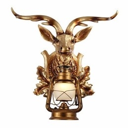 Applique da parete mini pitturata stile rustico/lodge, tradizionale/classico e moderno/contemporaneo