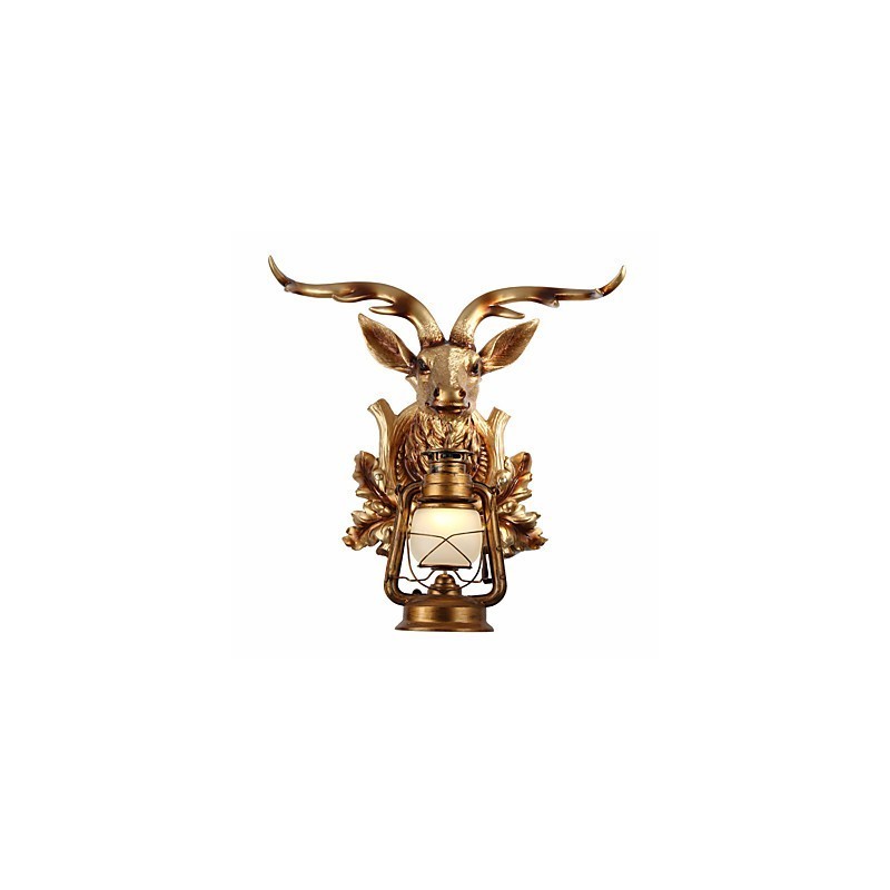 Applique da parete mini pitturata stile rustico/lodge, tradizionale/classico e moderno/contemporaneo
