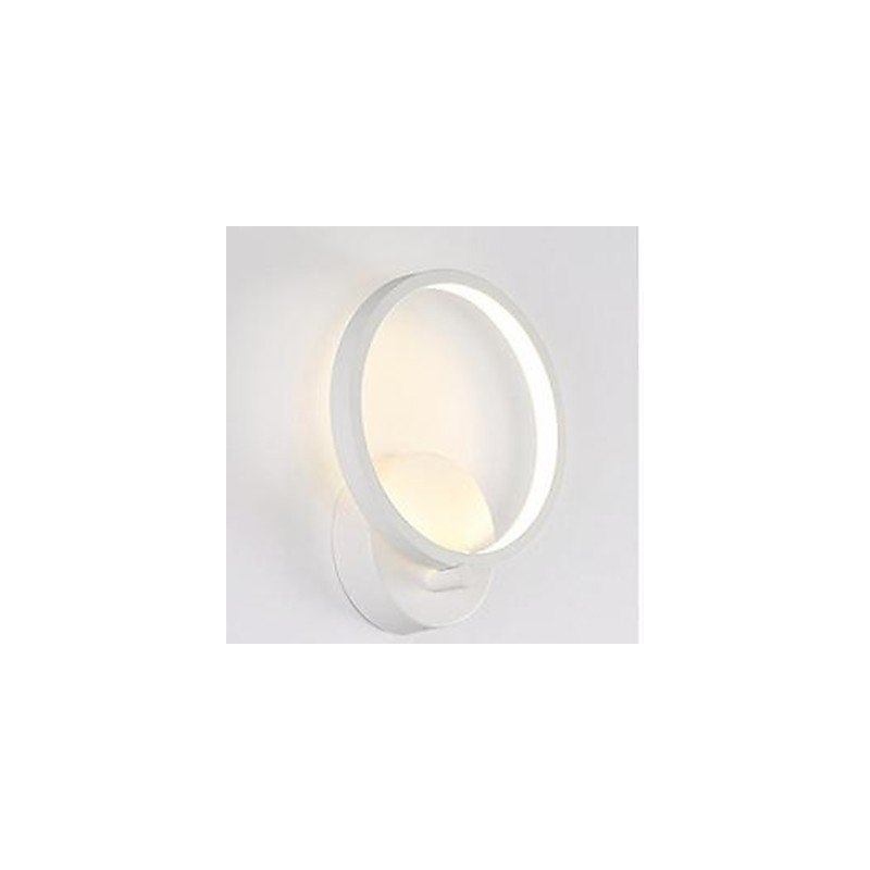 Applique da parete LED moderna con luce ambientale, finitura pitturata, 23,5 cm
