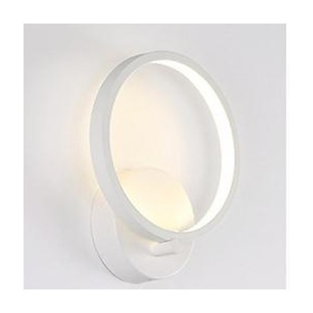 Applique da parete LED moderna con luce ambientale, finitura pitturata, 23,5 cm