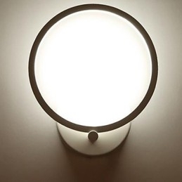 Applique da parete LED moderna con luce ambientale, finitura pitturata, 23,5 cm