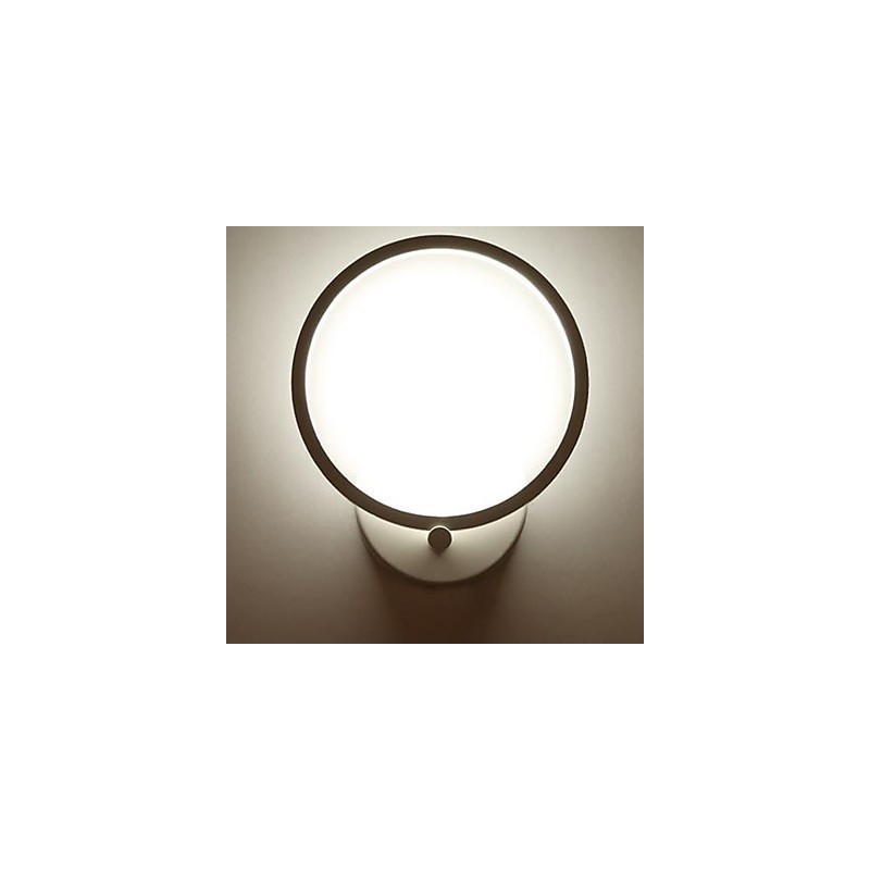 Applique da parete LED moderna con luce ambientale, finitura pitturata, 23,5 cm