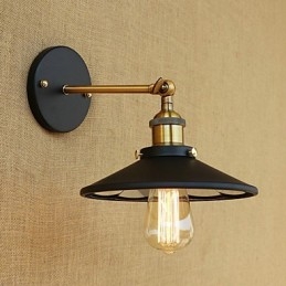 Applique da parete mini country retrò pitturata con luce ambientale