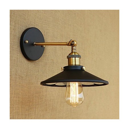 Applique da parete mini country retrò pitturata con luce ambientale