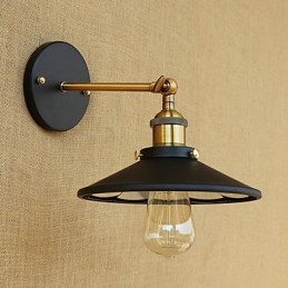 Applique da parete mini country retrò pitturata con luce ambientale