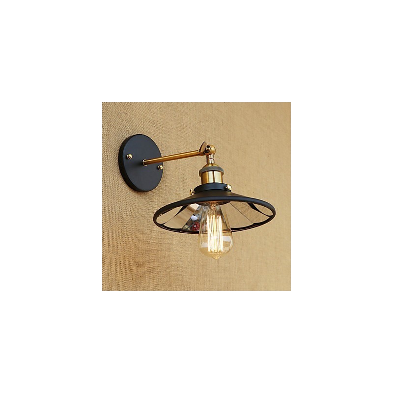 Applique da parete mini country retrò pitturata con luce ambientale