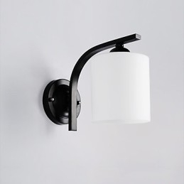 Applique da parete moderna con protezione occhi, 1 lampadina E27, 60 W, pitturata
