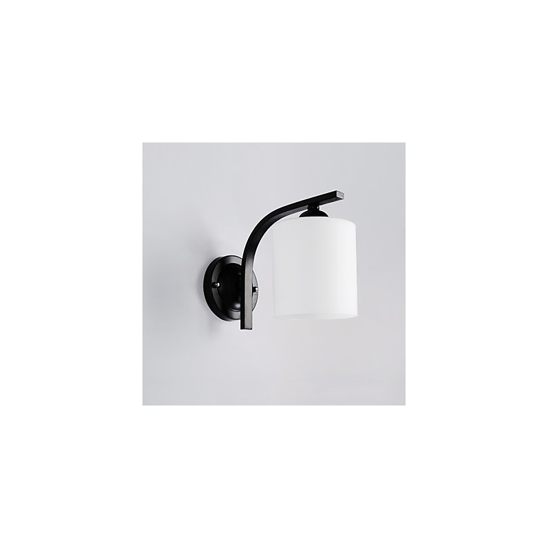 Applique da parete moderna con protezione occhi, 1 lampadina E27, 60 W, pitturata