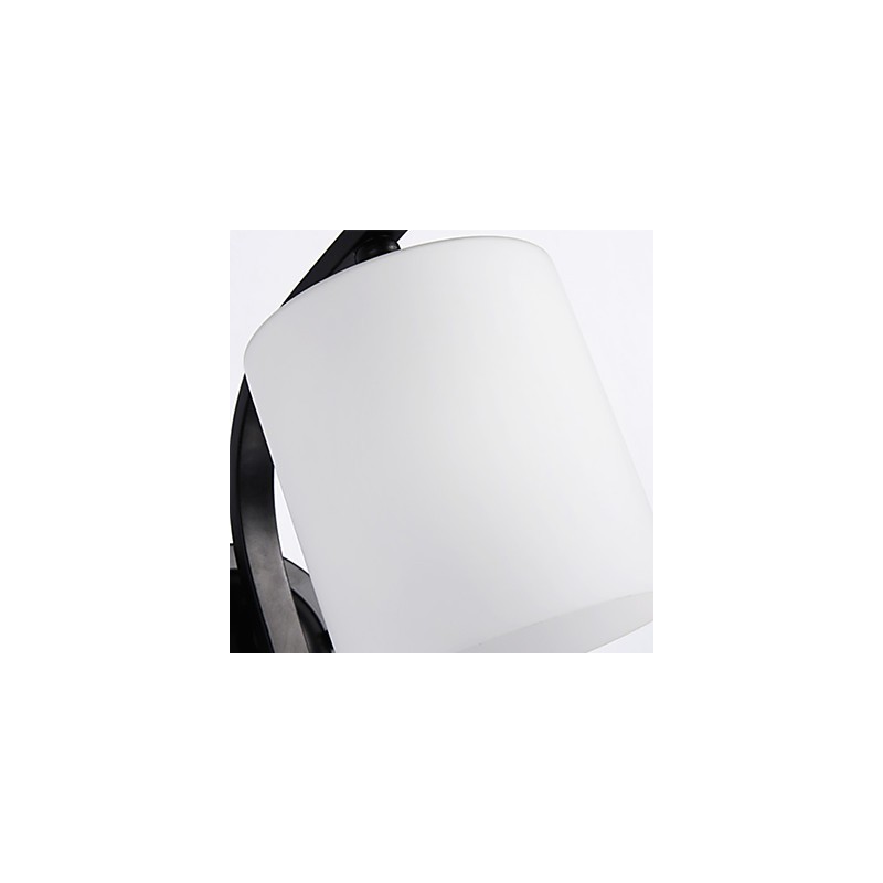 Applique da parete moderna con protezione occhi, 1 lampadina E27, 60 W, pitturata