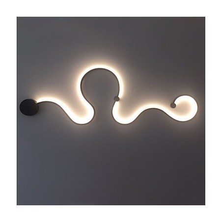 Applique da parete LED moderna contemporanea pitturata luce ambientale 120 cm
