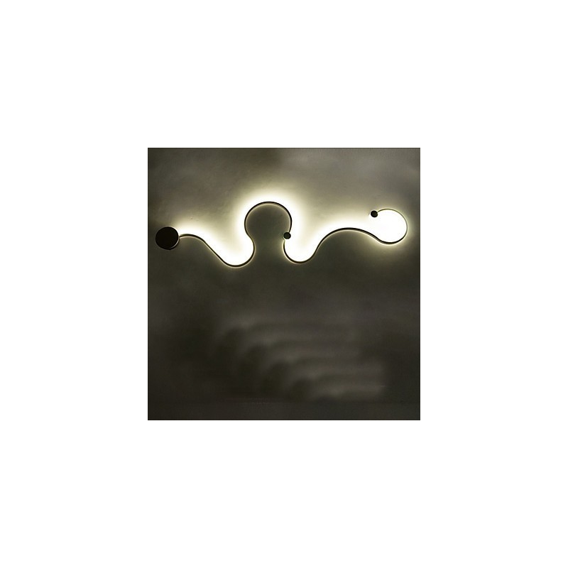 Applique da parete LED moderna contemporanea pitturata luce ambientale 120 cm