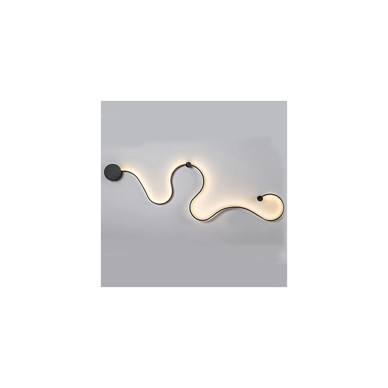 Applique da parete LED moderna contemporanea pitturata luce ambientale 120 cm