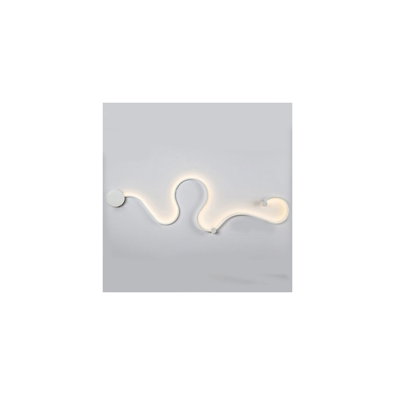 Applique da parete LED moderna contemporanea pitturata luce ambientale 120 cm