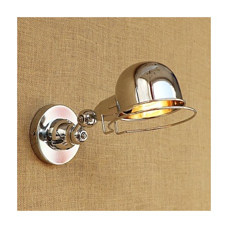 Applique da parete LED mini con protezione occhi, lampadina E14 4 W inclusa