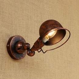 Applique da parete LED mini con protezione occhi, lampadina E14 4 W inclusa