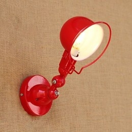 Applique da parete LED mini con protezione occhi, lampadina E14 4 W inclusa
