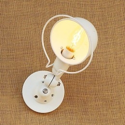 Applique da parete LED mini con protezione occhi, lampadina E14 4 W inclusa