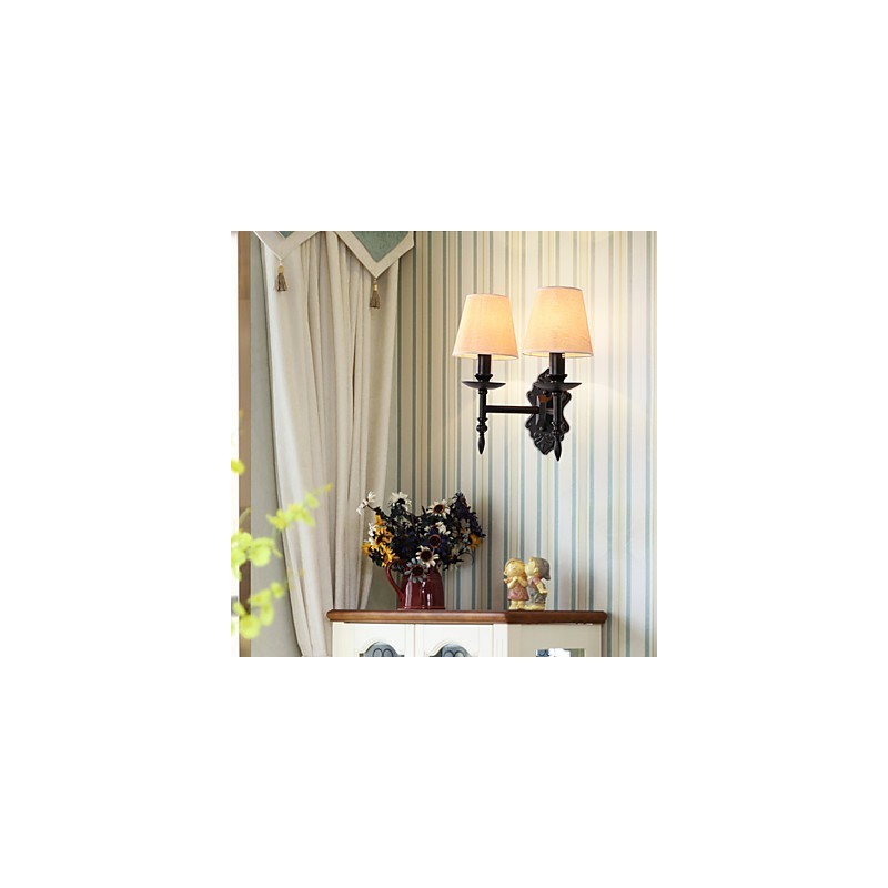 Applique da parete moderna contemporanea con protezione occhi, faretto da incasso, E14, 40 W