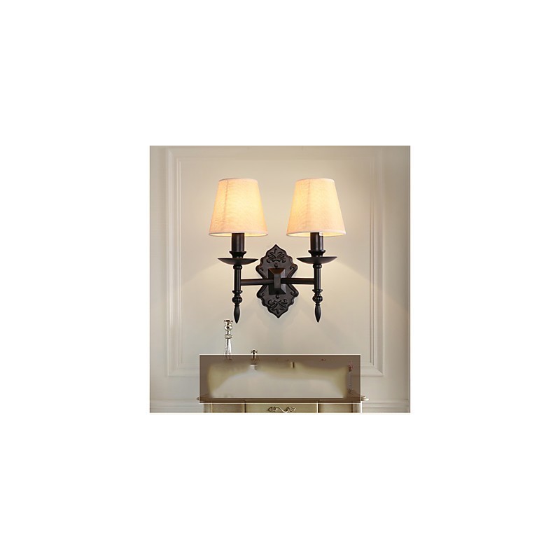 Applique da parete moderna contemporanea con protezione occhi, faretto da incasso, E14, 40 W