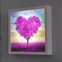 Applique da parete LED moderna contemporanea pitturata con luce ambientale