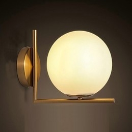 Applique da parete mini rustica in stile Lodge Country con luce ambientale