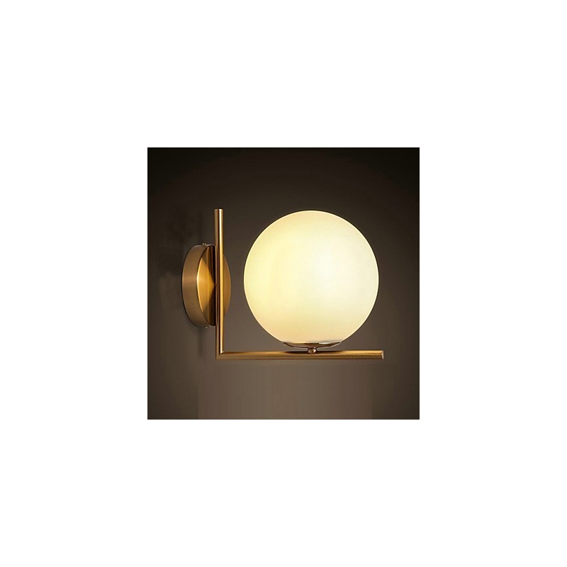 Applique da parete mini rustica in stile Lodge Country con luce ambientale