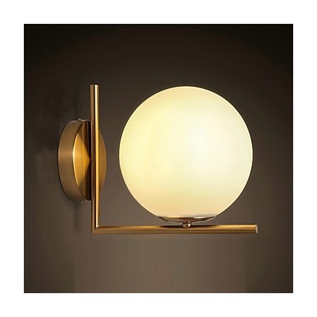 Applique da parete mini rustica in stile Lodge Country con luce ambientale