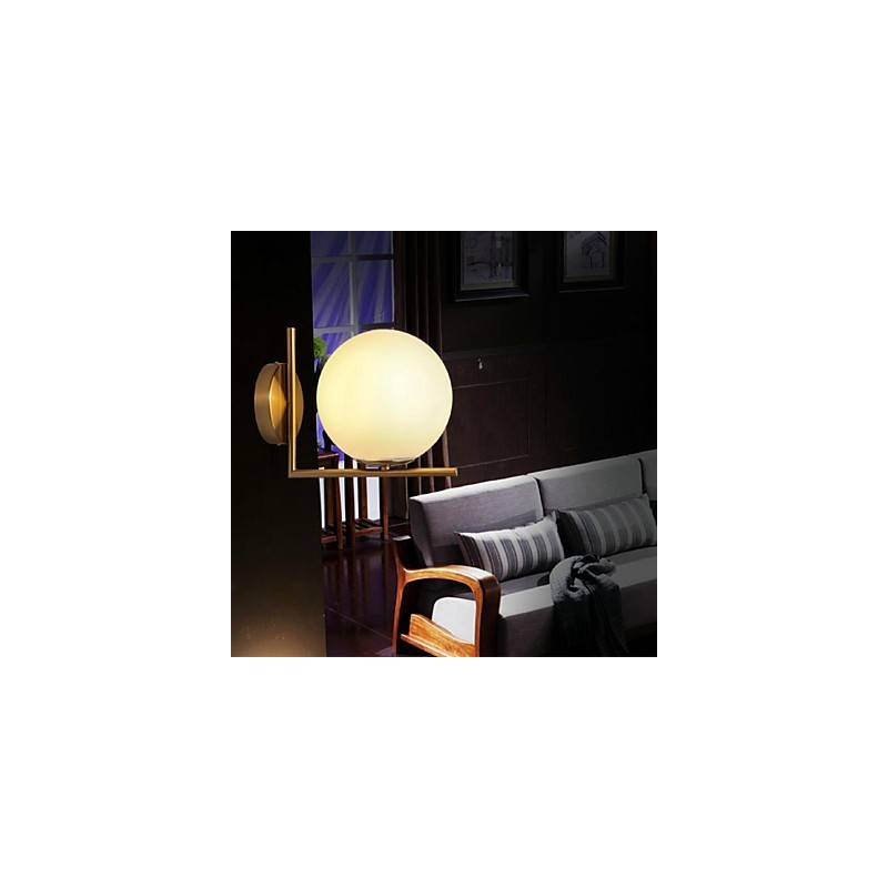 Applique da parete mini rustica in stile Lodge Country con luce ambientale