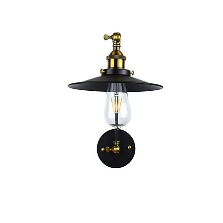 Applique da parete LED rustica tradizionale/classica dipinta con lampadina inclusa E27