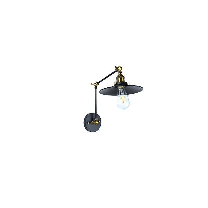 Applique da parete LED rustica tradizionale/classica dipinta con lampadina inclusa E27