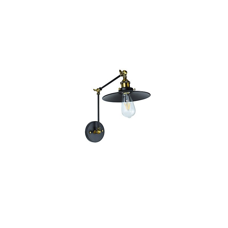 Applique da parete LED rustica tradizionale/classica dipinta con lampadina inclusa E27