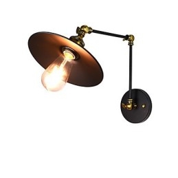 Applique da parete LED rustica tradizionale/classica dipinta con lampadina inclusa E27