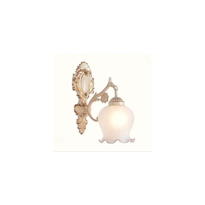Applique da parete LED moderna galvanizzata con braccio oscillante e protezione occhi
