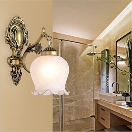 Applique da parete LED moderna galvanizzata con braccio oscillante e protezione occhi