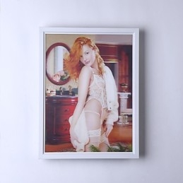 Applique da parete moderna contemporanea con luce ambientale, LED integrato 12 W, 32 x 6 x 42 cm