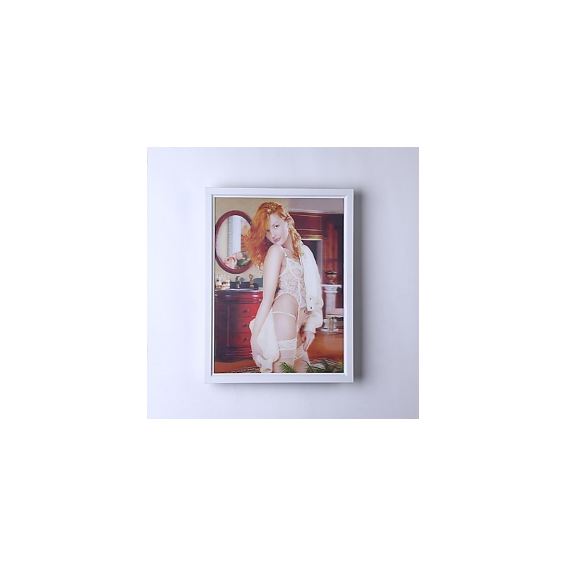 Applique da parete moderna contemporanea con luce ambientale, LED integrato 12 W, 32 x 6 x 42 cm