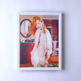 Applique da parete moderna contemporanea con luce ambientale, LED integrato 12 W, 32 x 6 x 42 cm