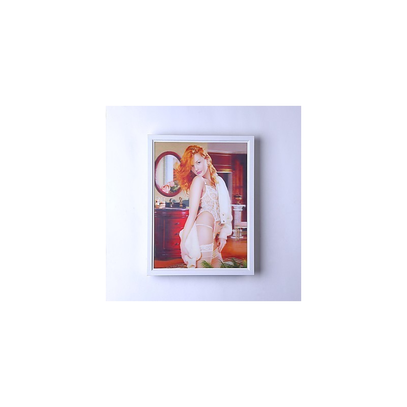 Applique da parete moderna contemporanea con luce ambientale, LED integrato 12 W, 32 x 6 x 42 cm