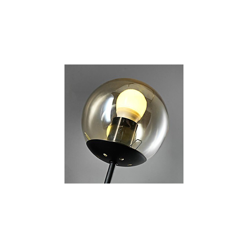 Applique da parete rustica Mini in stile Lodge Country, luce ambientale, vetro e metallo
