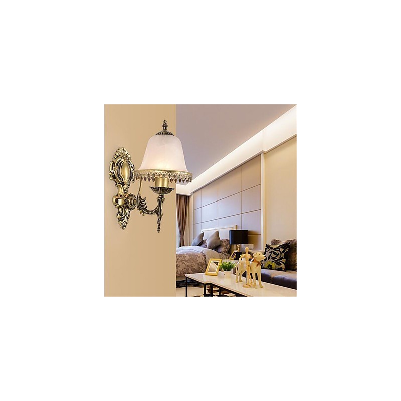 Applique da parete LED mini moderna galvanizzata con protezione occhi