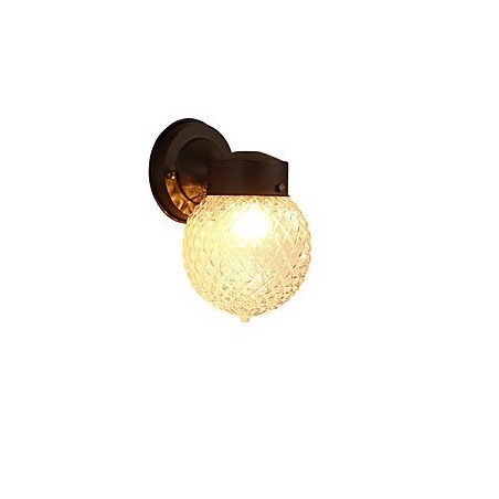 Applique da parete mini moderna contemporanea finitura ossido nero luce ambientale